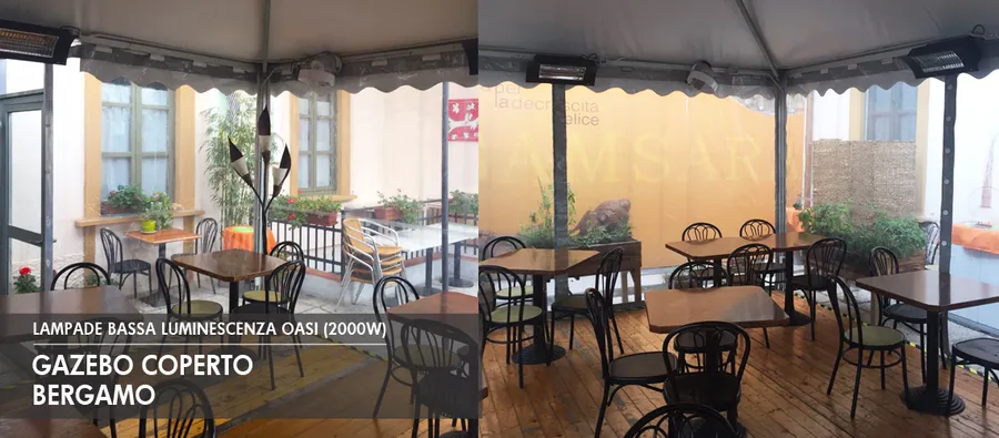 Oasi per riscaldare un gazebo