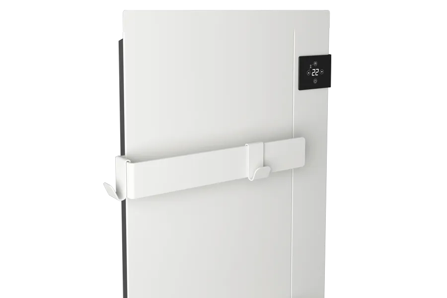 Onsen bianco dettaglio di barra con gancio