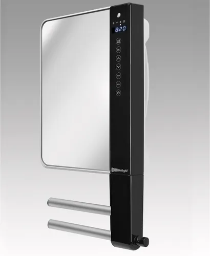 Windy con specchio e barre porta salviette in alluminio